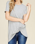 Short Sleeve Knot Tunic