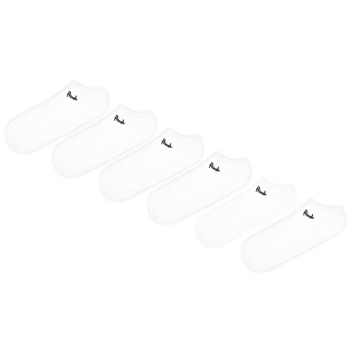 Pringle Men'S 2 X 3 Pack Cushioned Trainer Socks in Black, Size 7-11 - Toi ‘n’ Moi Ltd