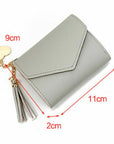 Women Ladies Leather Small Mini Wallet Card Key Holder Cash Coin Purse Clutchbag - Toi ‘n’ Moi Ltd