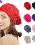 Ladies Soft Knit Beanie Crochet Knitted Style Beanie Hat for Women Slouchy Hats - Toi ‘n’ Moi Ltd