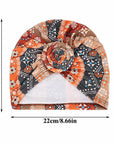 Stretch Turban Hats for Women - African Knot Headwraps Soft Pre Tied Bonnet Hair - Toi โnโ Moi Ltd
