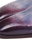 Paul Parkman Side Lace Oxfords Purple (ID