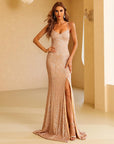 Samara Open Back Evening Gown