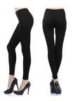 LADIES WOMEN THERMAL LEGGINGS FLEECE LINED WINTER THICK BLACK 4.9 TOG RATED S-XL - Toi ‘n’ Moi Ltd