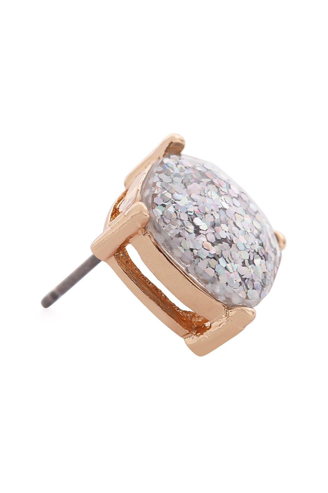 Ae0333-Glitter Epoxy Stud Earrings - Toi ‘n’ Moi Ltd