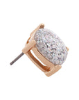 Ae0333-Glitter Epoxy Stud Earrings - Toi ‘n’ Moi Ltd
