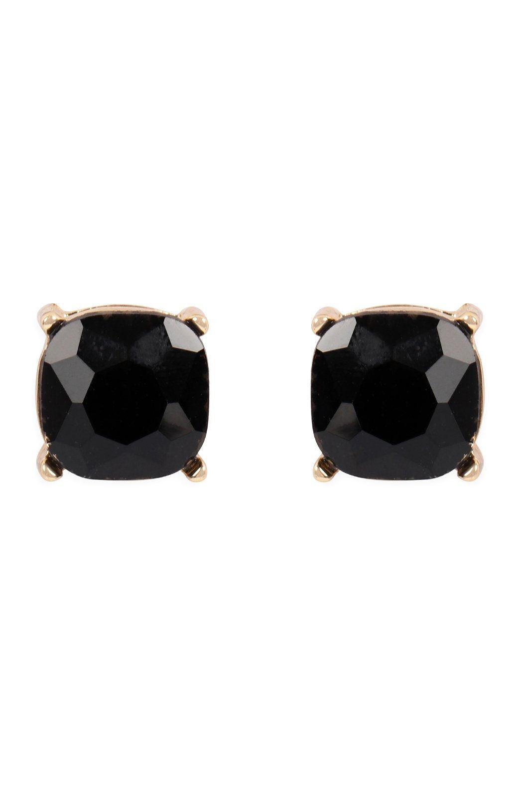 Ae0333-Glitter Epoxy Stud Earrings - Toi ‘n’ Moi Ltd