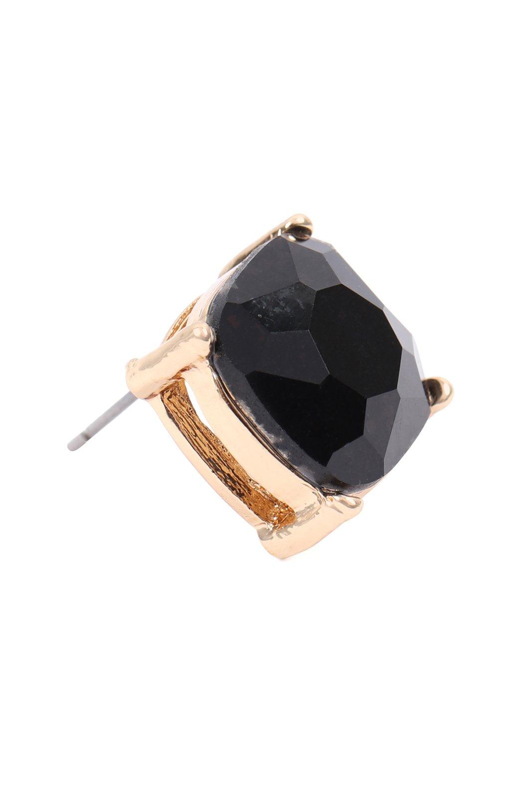 Ae0333-Glitter Epoxy Stud Earrings - Toi ‘n’ Moi Ltd