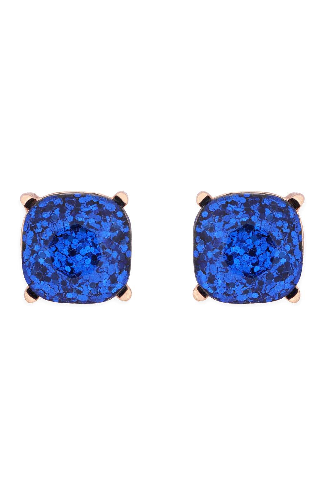 Ae0333-Glitter Epoxy Stud Earrings - Toi ‘n’ Moi Ltd