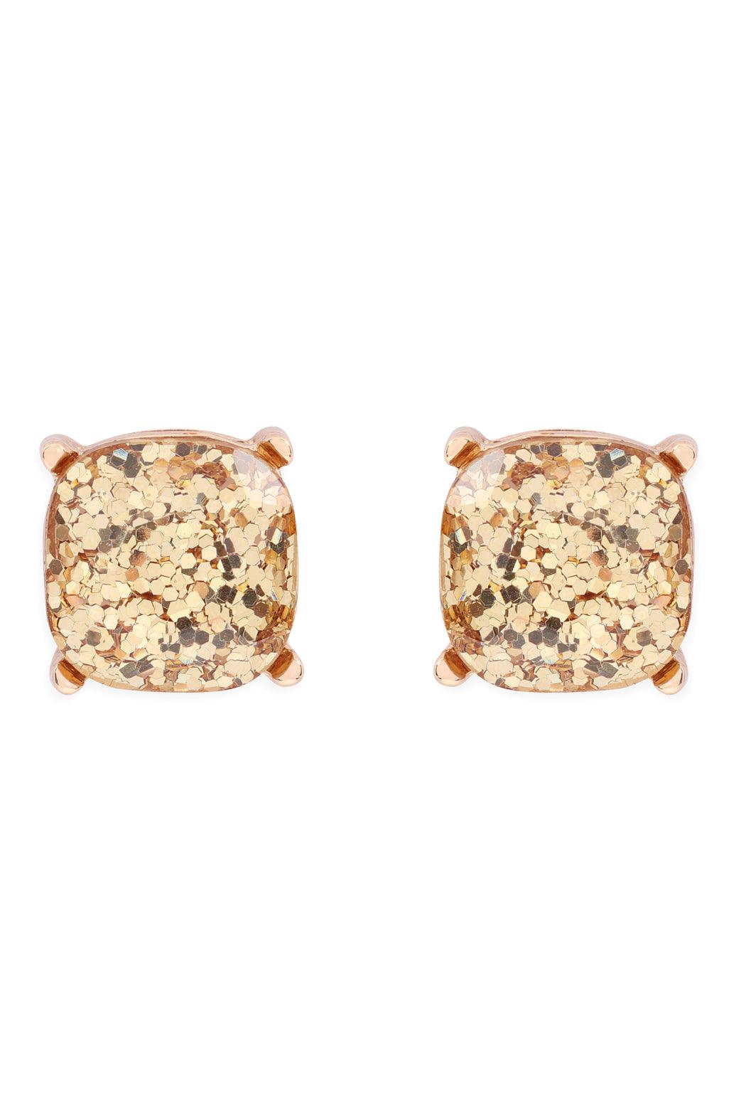 Ae0333-Glitter Epoxy Stud Earrings - Toi ‘n’ Moi Ltd