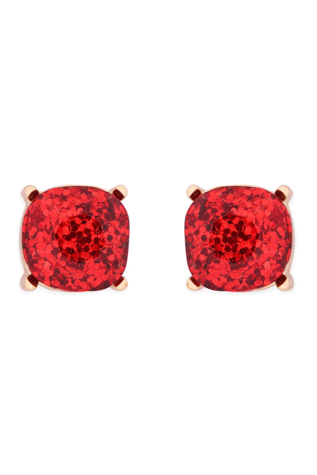 Ae0333-Glitter Epoxy Stud Earrings - Toi ‘n’ Moi Ltd
