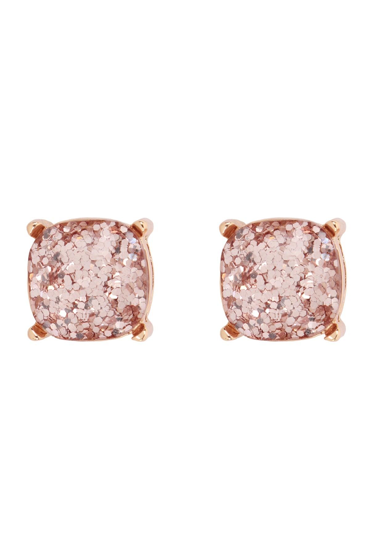 Ae0333-Glitter Epoxy Stud Earrings - Toi ‘n’ Moi Ltd