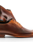 Paul Parkman Men's Antique Brown Oxfords (ID