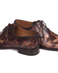 Paul Parkman Camouflage Hand-Painted Wholecut Oxfords Brown (ID