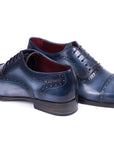 Paul Parkman Men's Cap Toe Oxfords Blue & Navy (ID