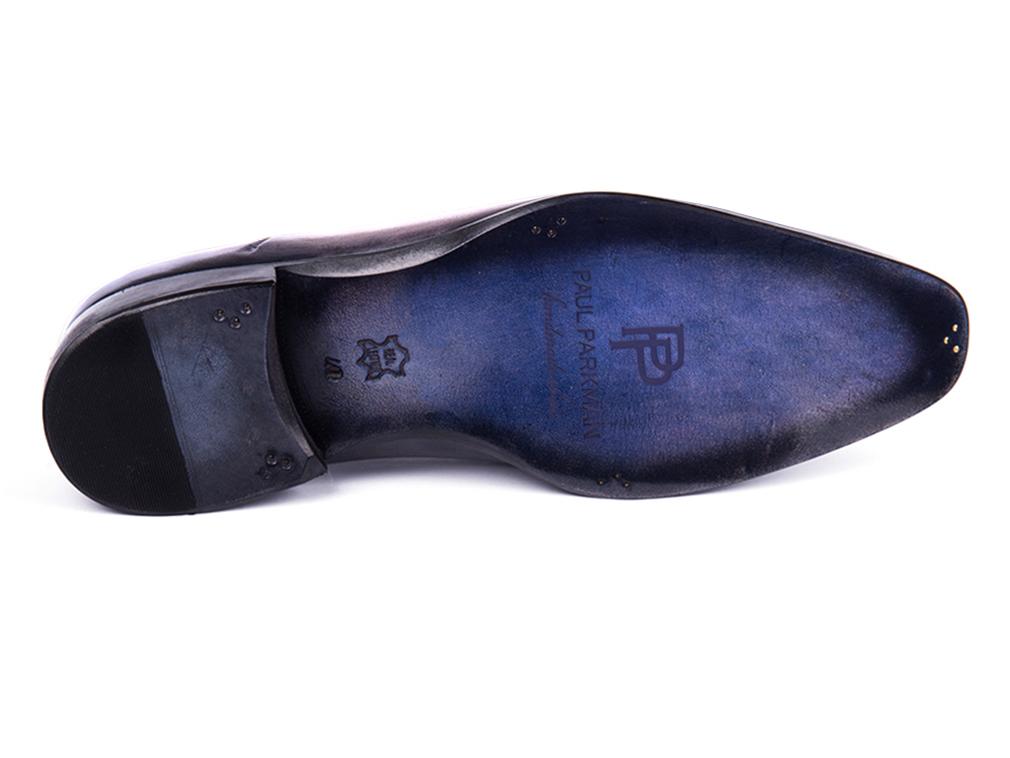 Paul Parkman Men's Cap Toe Oxfords Gray Burnished (ID