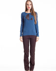 C' Logo Long Sleeve Top Petrol - Toi ‘n’ Moi Ltd