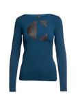 C' Logo Long Sleeve Top Petrol - Toi ‘n’ Moi Ltd