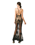 Black See Thru Sequin Gown - Toi ‘n’ Moi Ltd