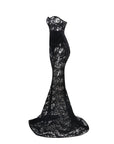 Black Lace Evening Gown - Toi ‘n’ Moi Ltd