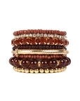 Multicolor Bead Bracelet Set