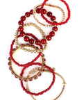 Multicolor Bead Bracelet Set