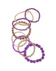 Multicolor Bead Bracelet Set