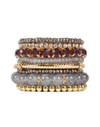Multicolor Bead Bracelet Set