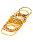 Multicolor Bead Bracelet Set