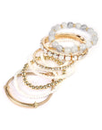 Multicolor Bead Bracelet Set