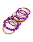 Multicolor Bead Bracelet Set