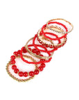 Multicolor Bead Bracelet Set