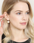Hinged Pearl Earrings