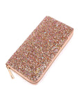 Hdg1883 - Portafoglio con cerniera glitterata