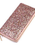 Hdg1883 - Portafoglio con cerniera glitterata
