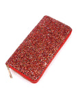 Hdg1883 - Portafoglio con cerniera glitterata