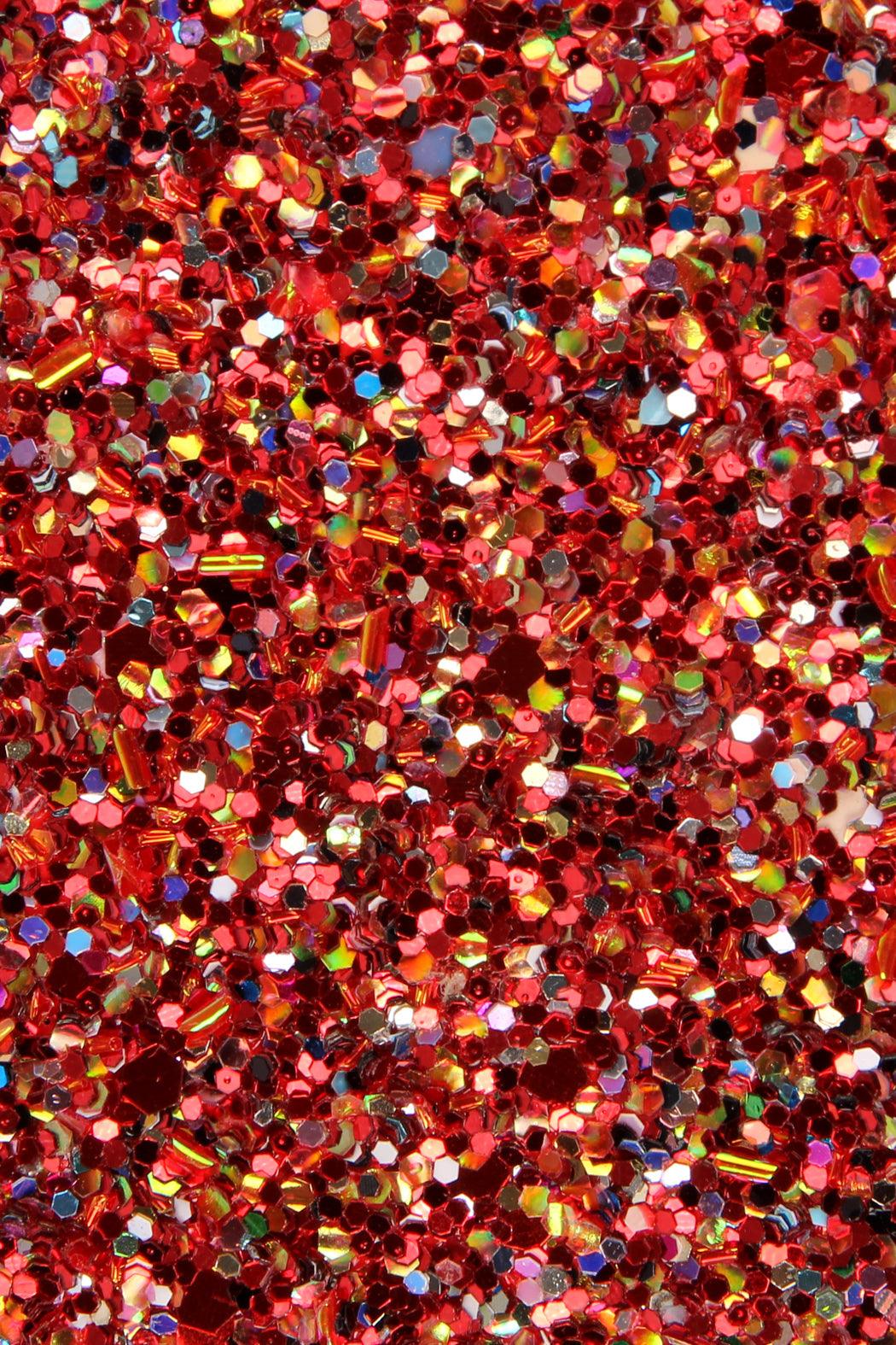 Hdg1883 - Portefeuille à fermeture éclair pailletée