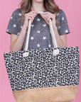 Leopard Printed Tote Bag