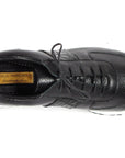 Paul Parkman Men's Black Floater Leather Sneakers (ID