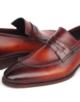 Paul Parkman Men's Split Toe Loafer Shoes Tobacco (ID