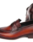 Paul Parkman Men's Split Toe Loafer Shoes Tobacco (ID