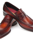 Paul Parkman Men's Split Toe Loafer Shoes Tobacco (ID
