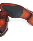 Paul Parkman Men's Split Toe Loafer Shoes Tobacco (ID