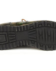 Paul Parkman Men's Olive Green Hand-Painted Sneakers (ID