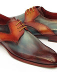 Paul Parkman Men's Multi-color Medallion Toe Derby Shoes (ID