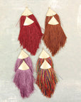 Oversized Tassel Drop Earrings