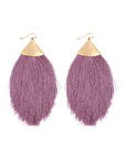 Oversized Tassel Drop Earrings
