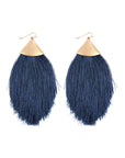 Oversized Tassel Drop Earrings
