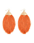 Oversized Tassel Drop Earrings