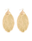 Oversized Tassel Drop Earrings